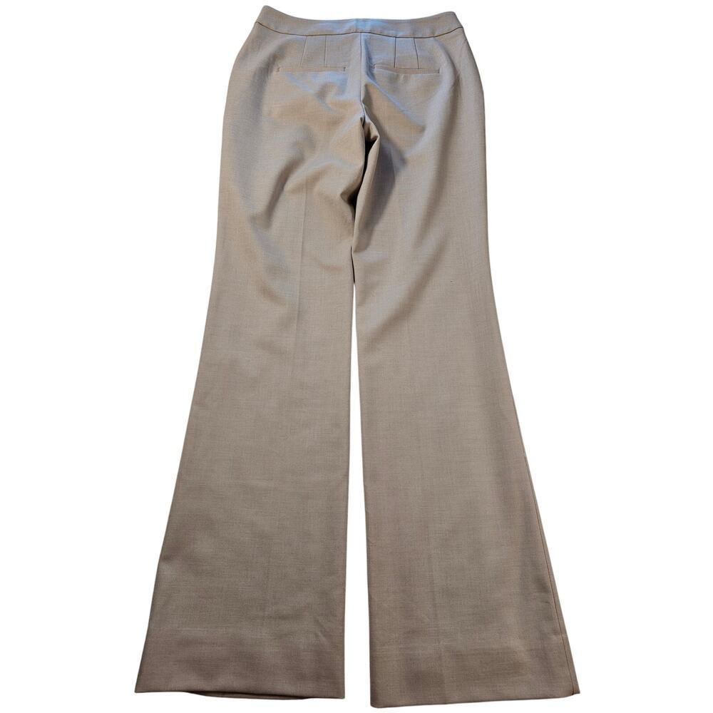 NWT NY&C Fawn w/ ecru modern boot dress pants business career casual NEW 0R 0
